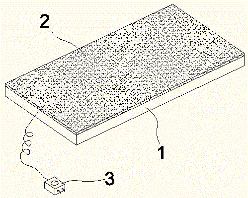 Graphene bed heater