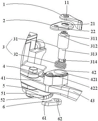 Ratchet wheel type parking mechanism applicable to hand brake apparatus