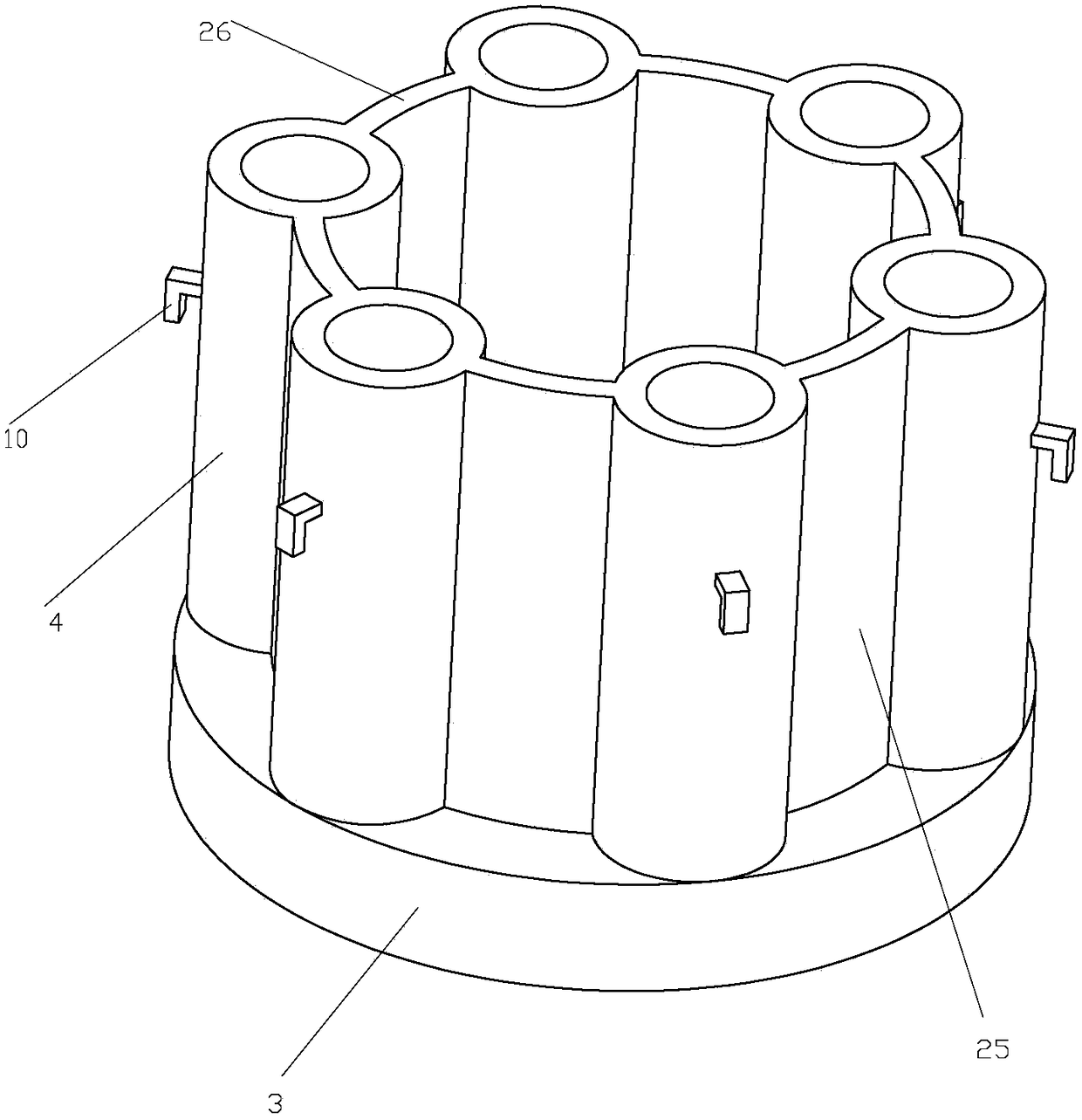 Mechanism for placing cold drinks on ATVs