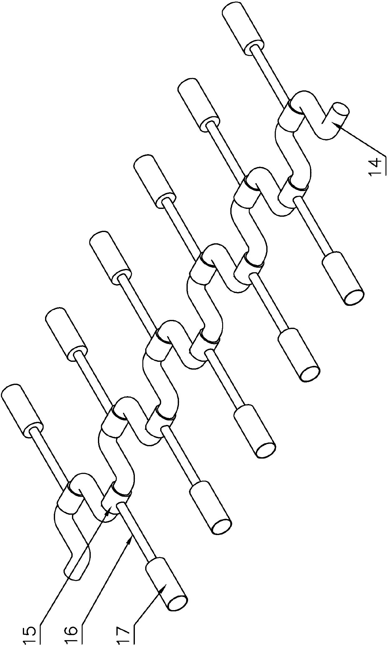 Medical shaking device for blood collection tubes in test division