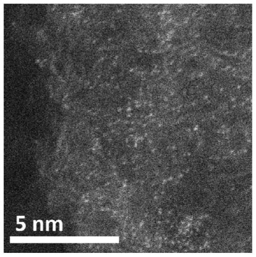 Monatomic catalyst with high catalytic activity and preparation method and application thereof