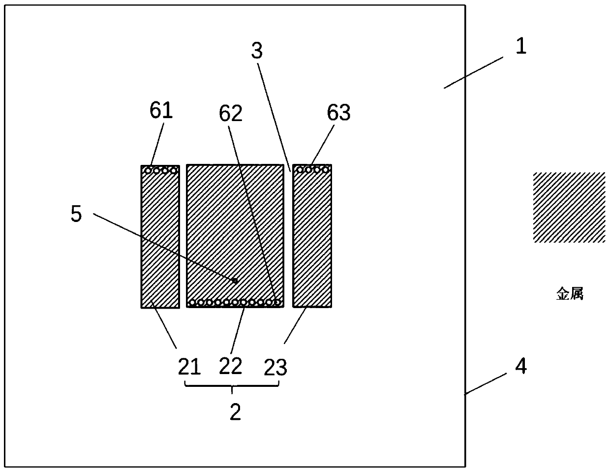 Compact low cross polarization microstrip antenna