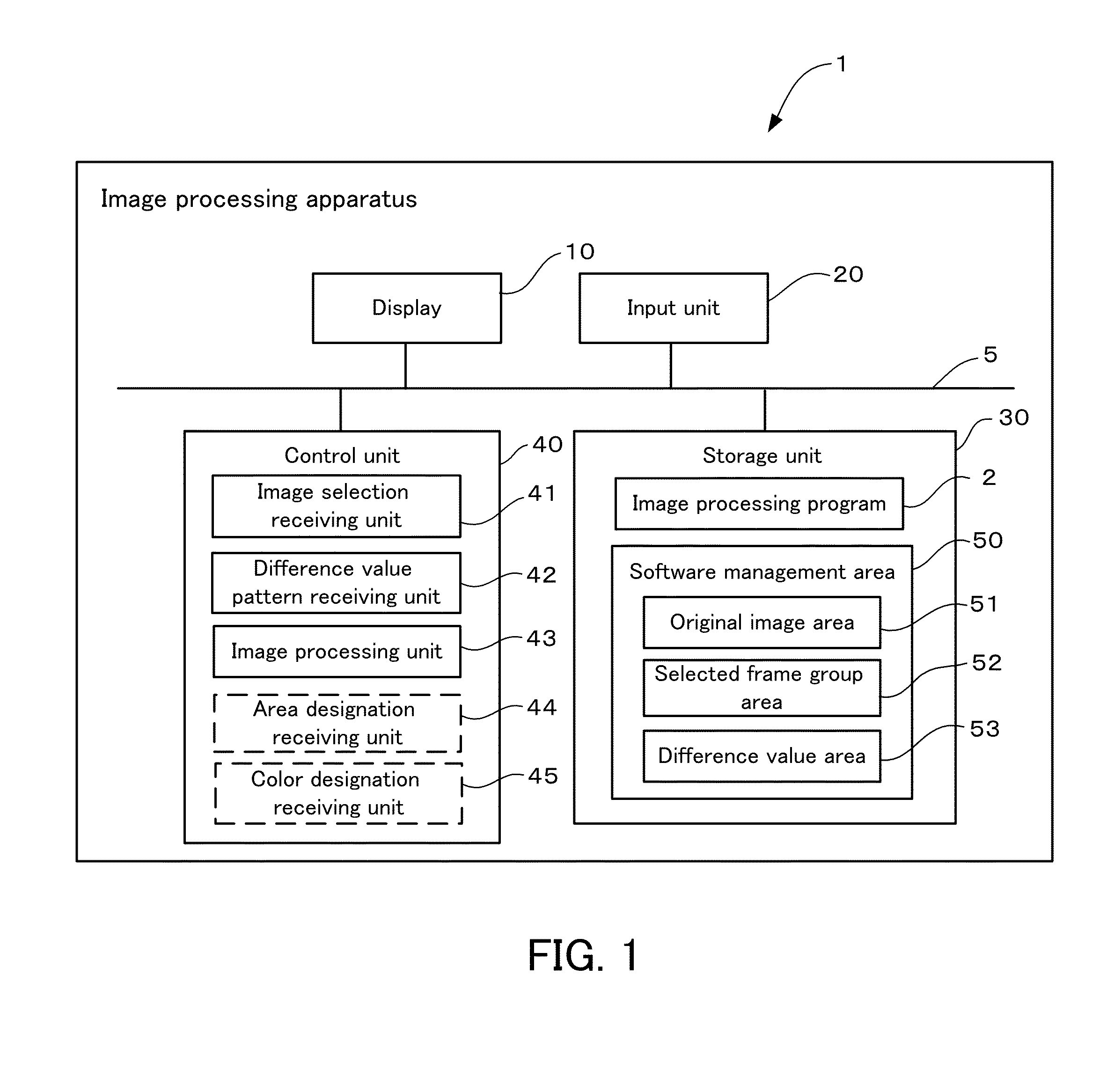 Recording medium storing image processing program and image processing apparatus