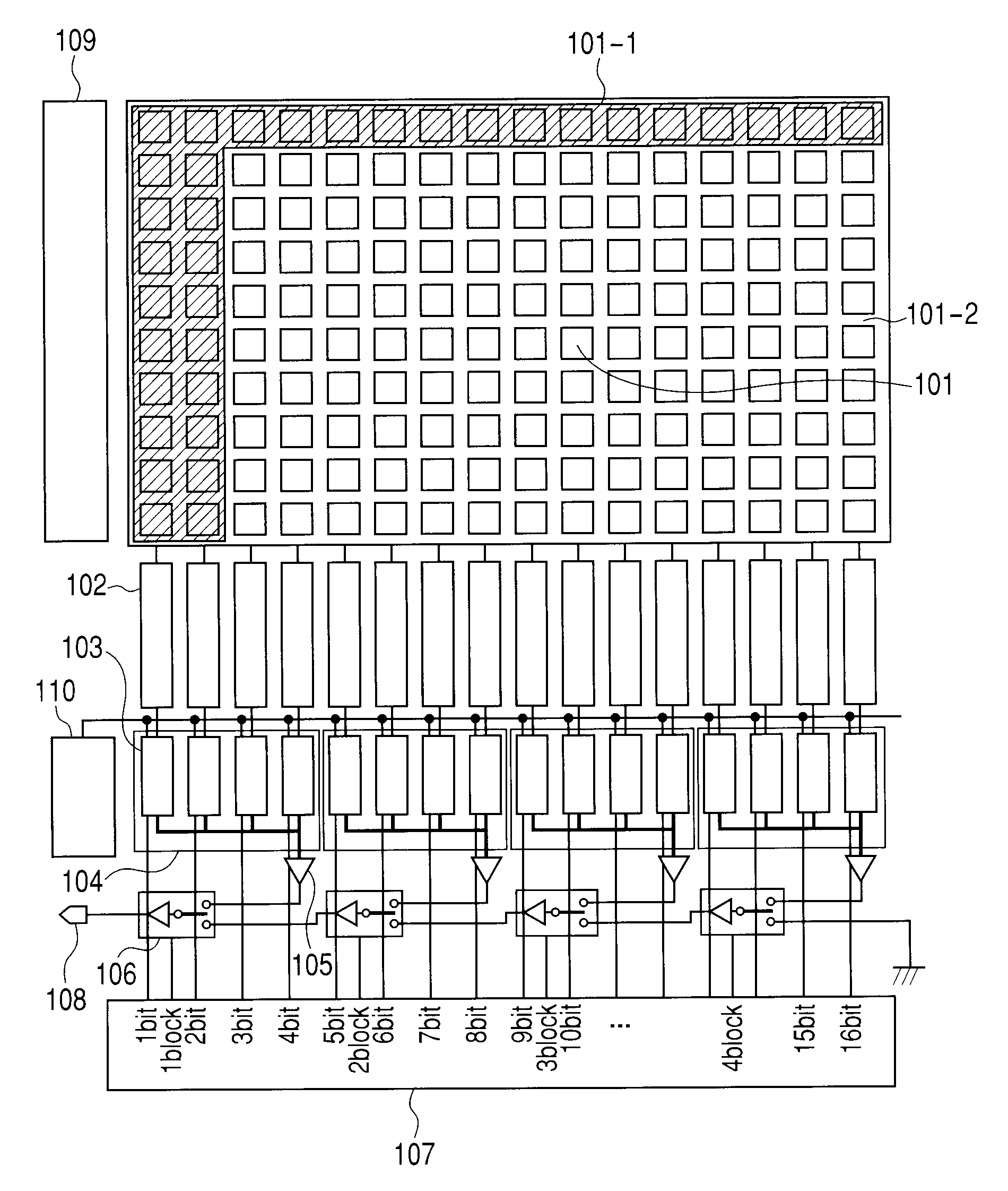 Solid-state imaging apparatus including pixel matrix with selectable blocks of output lines and imaging system using the solid-state imaging apparatus