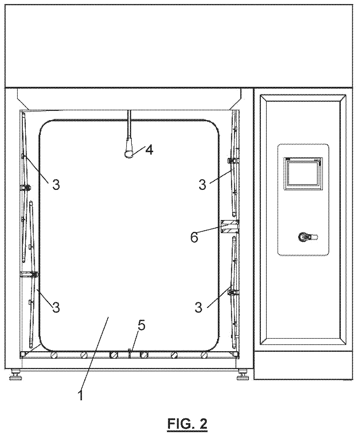 Washing appliance adapted for application in pharmaceutical production and/or preclinical pharmaceutical research centres, for washing parts and components for pharmaceutical production, and method of use of the appliance