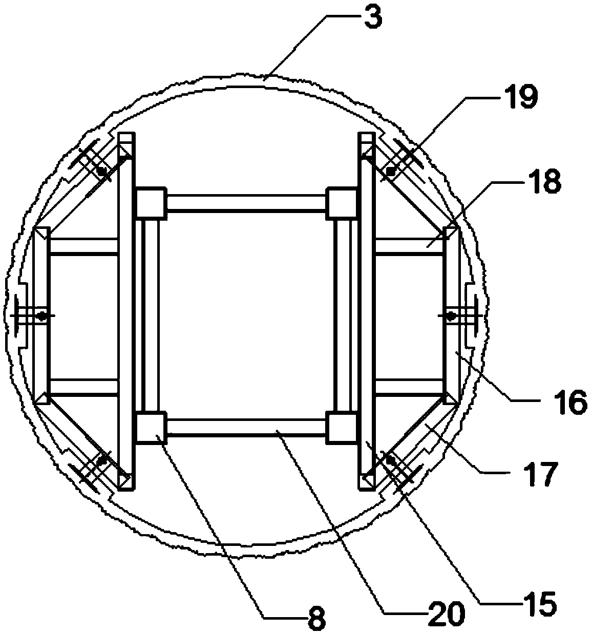 Prefabricated cement-engraving simulated tree and construction technology thereof