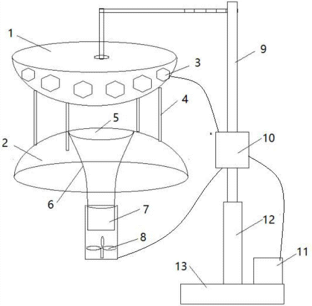 Trapping device and method of empoasca vitis in tea garden