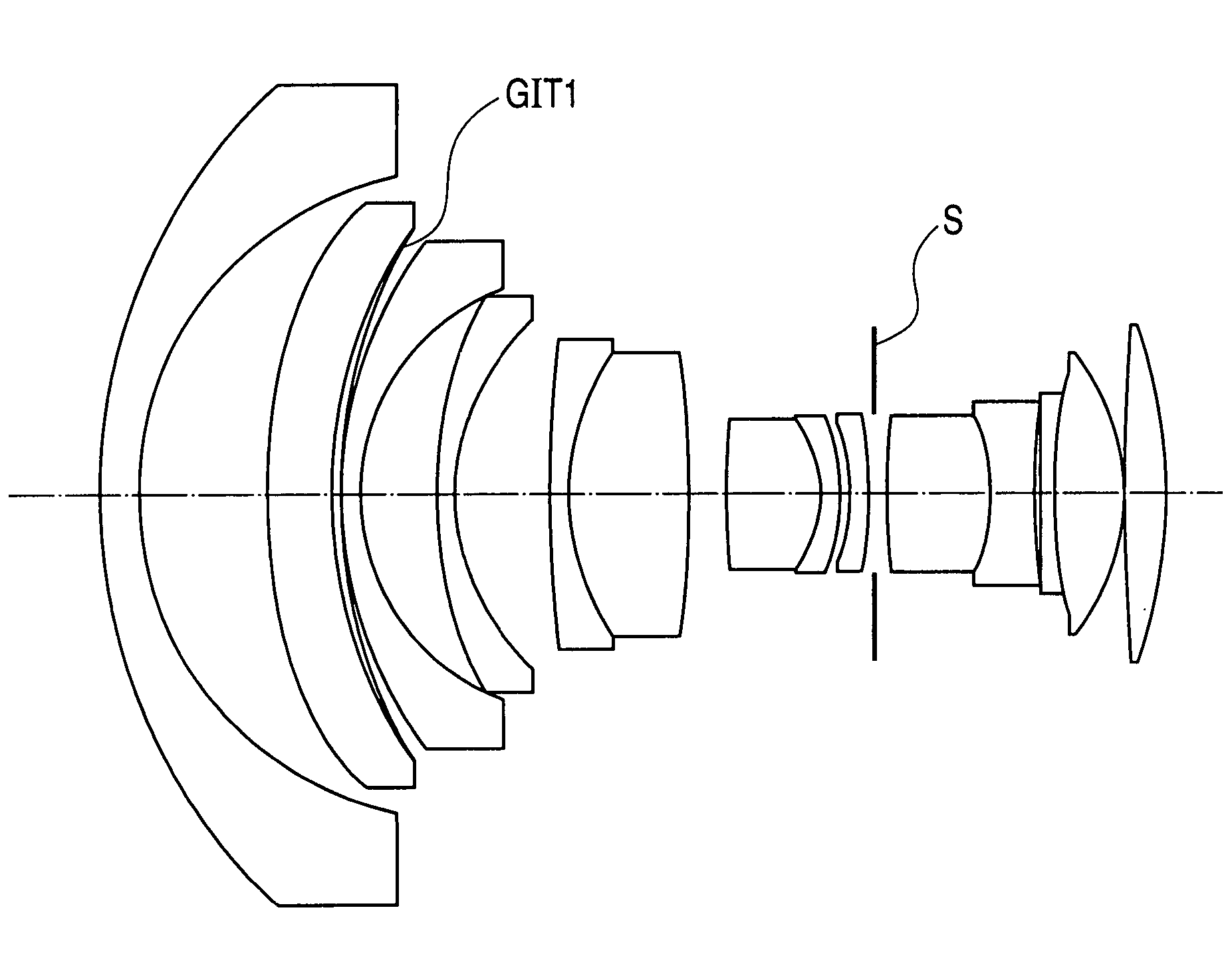 Retrofocus type optical system