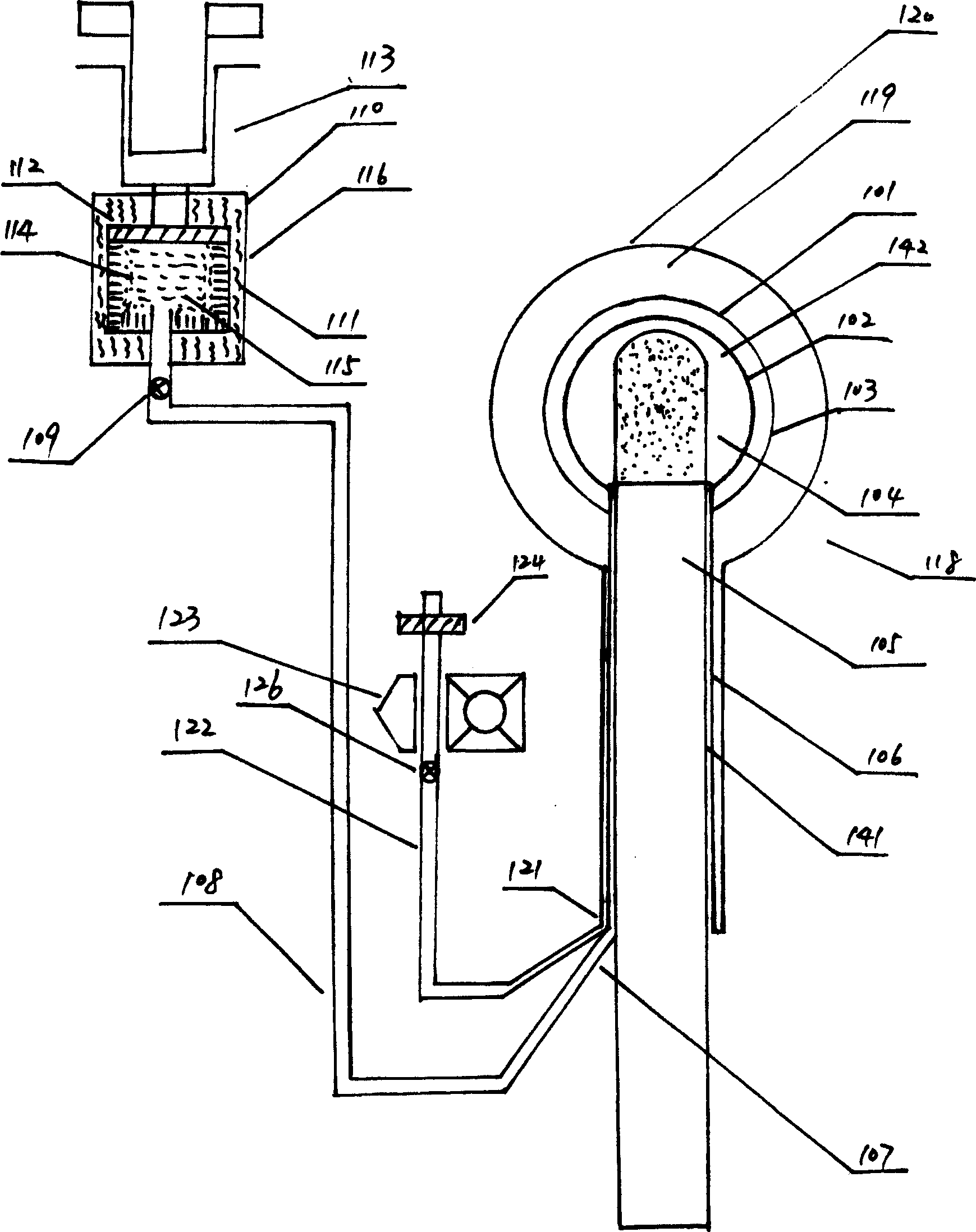 Liquid radiation source therapy apparatus