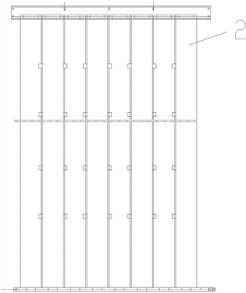 Split integral installation method of polar plate of electric dust remover