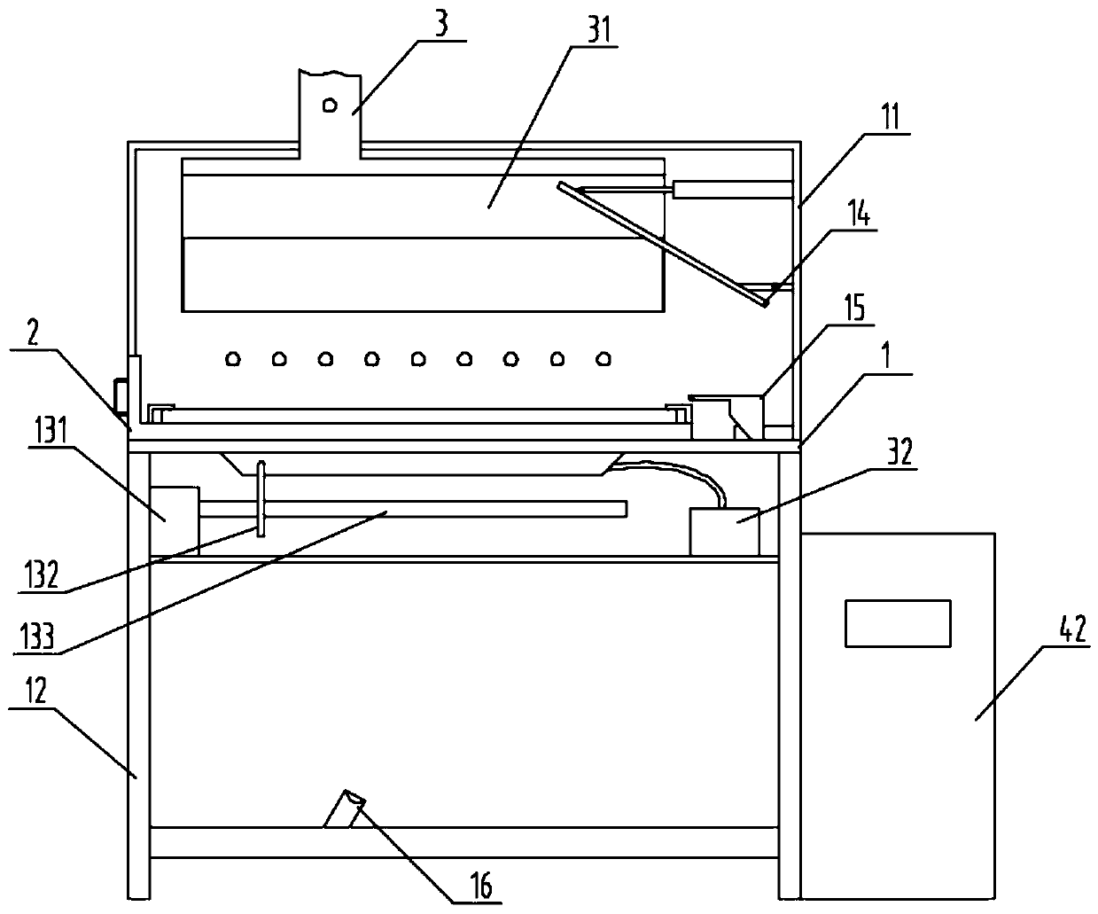 A system and method for testing critical heat radiation flux of paving materials