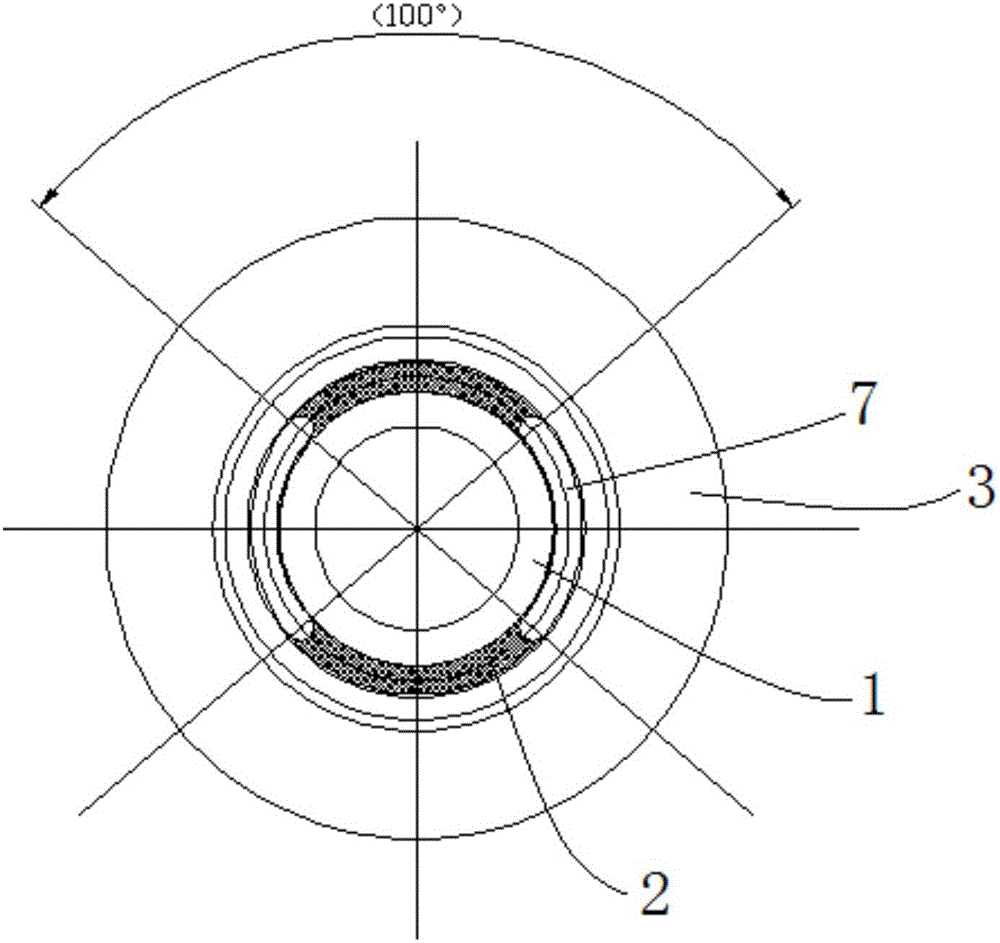 Shock absorption structure of rack and pinion steering gear and installation method of shock absorption structure