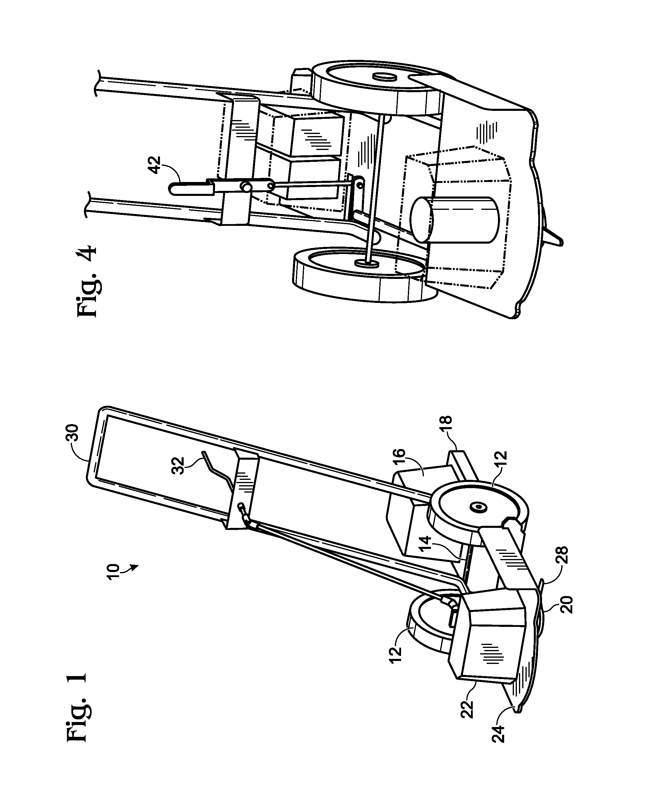 Electrically-Powered Combination Lawn Mower, Trimmer and Edger