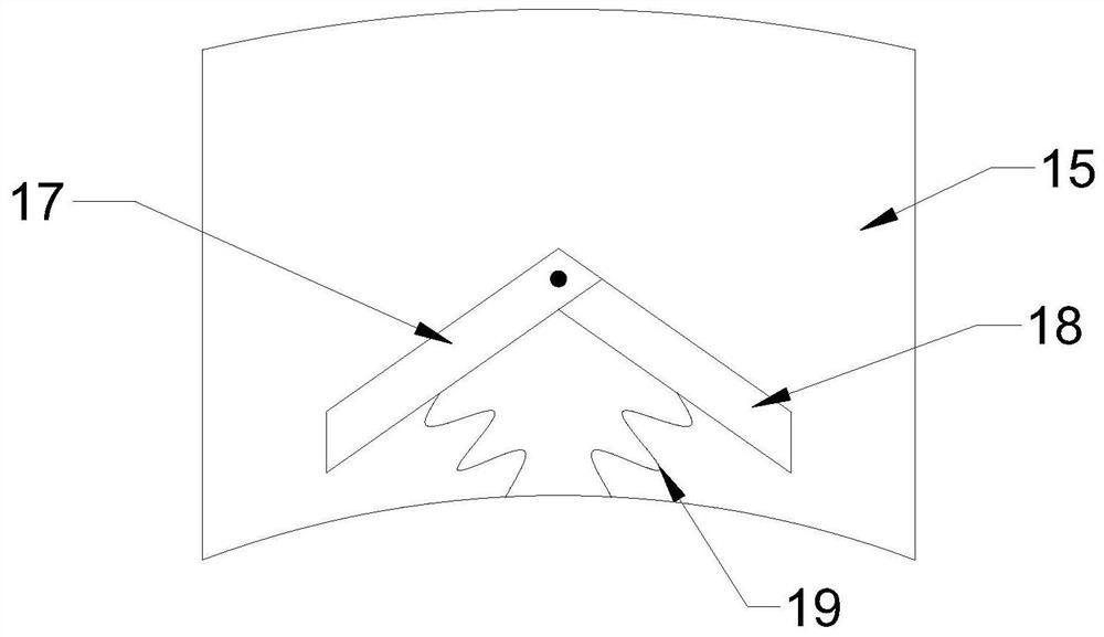 A product quality detection material recovery processing device