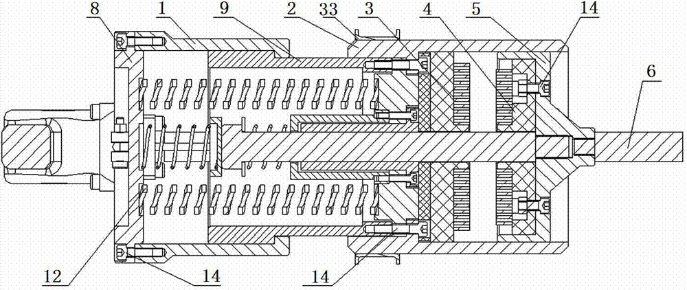 Portable double-coil electromagnetic riveting device