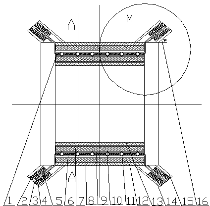 Self-aligning permanent magnet magnetic bearing