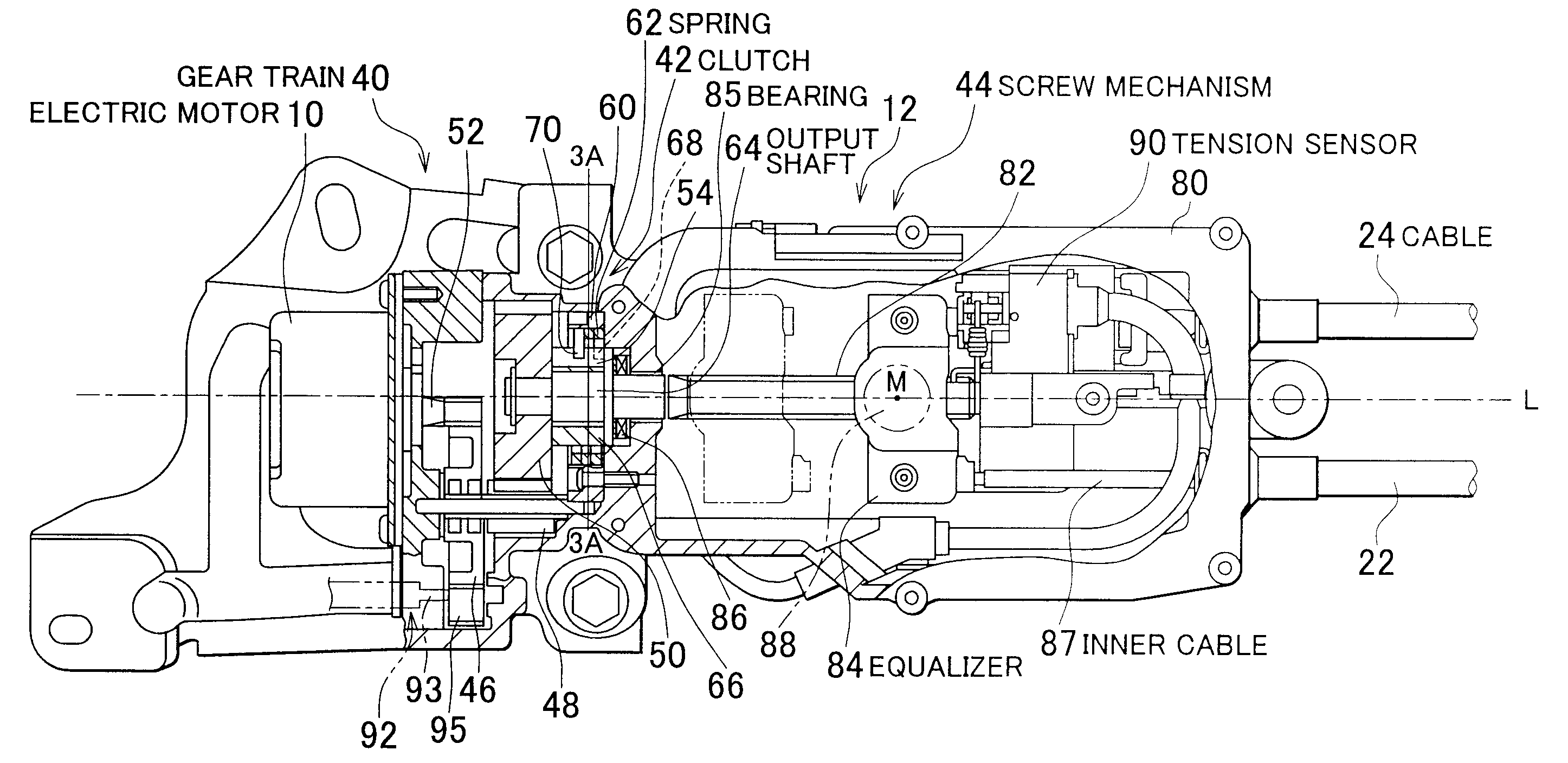 Electric parking brake system and method for controlling the electric parking brake system