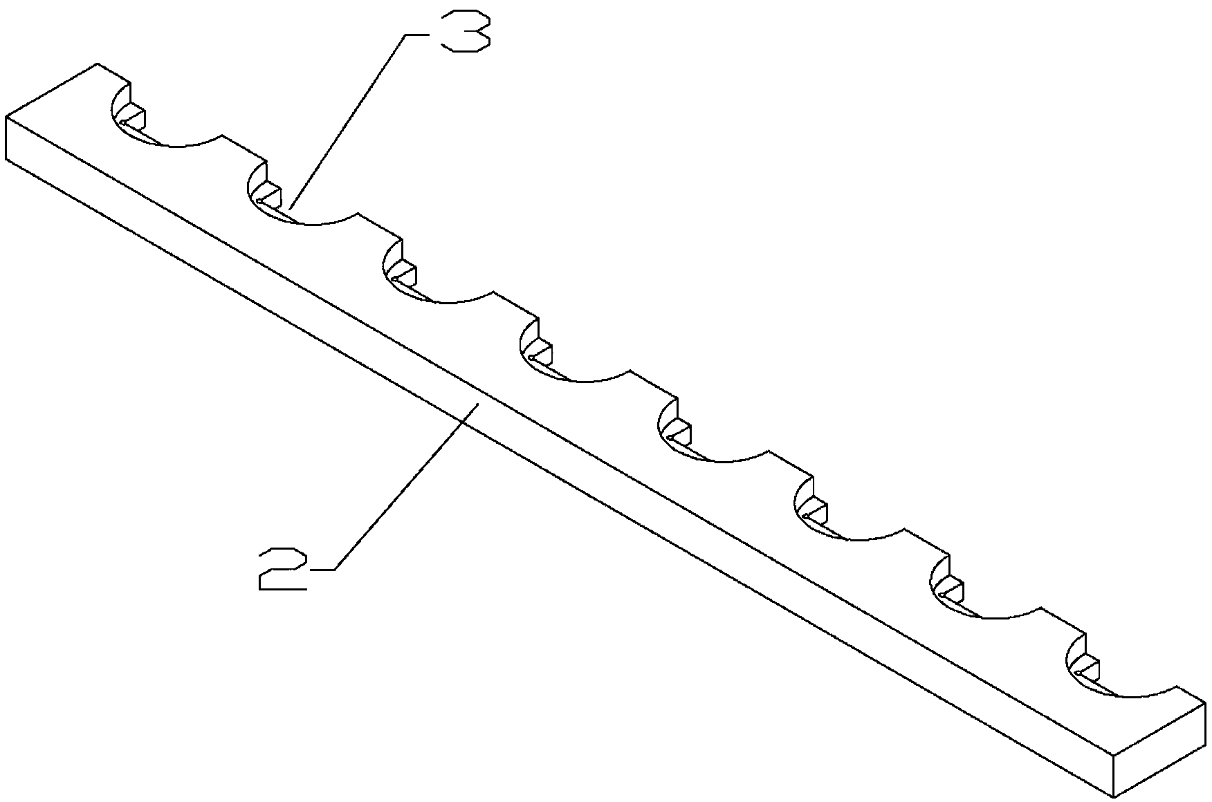 Graphite die for sintering multichip