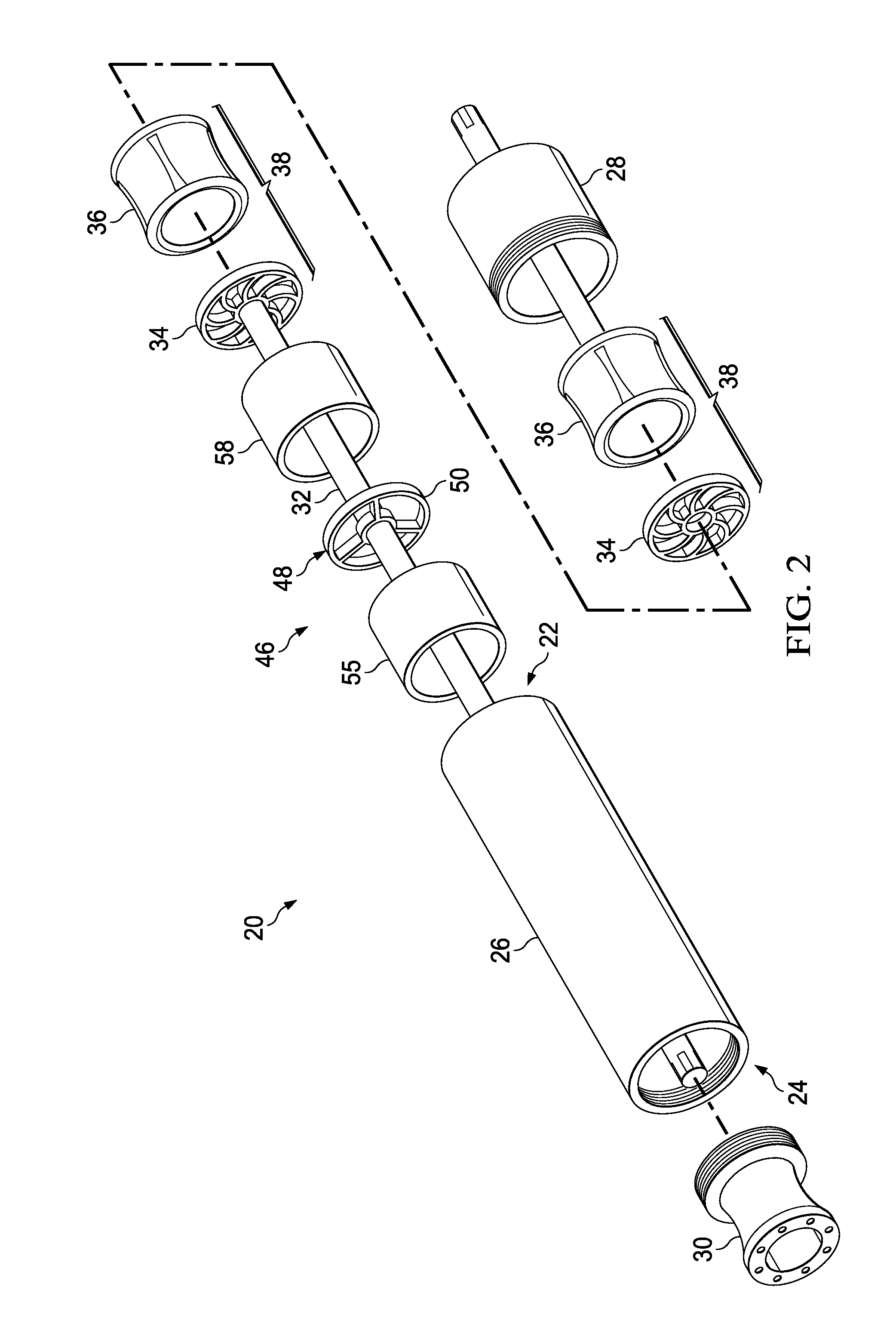 Pump shaft bearing support