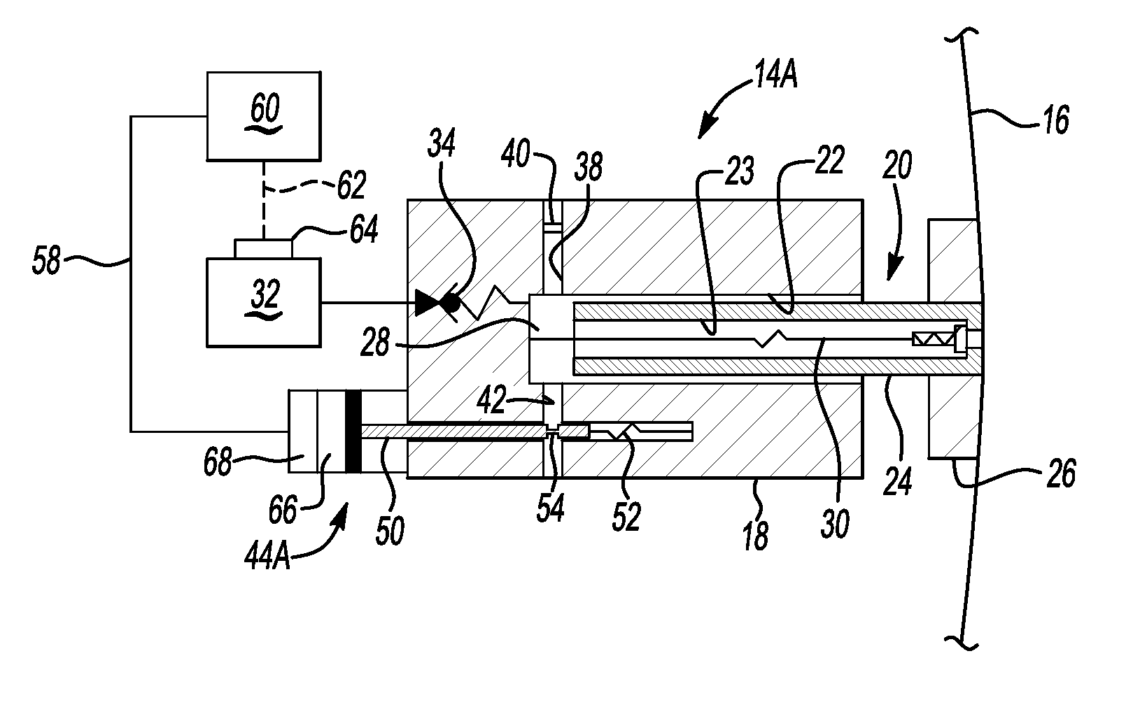 Chain tensioning apparatus with temperature-based leakdown