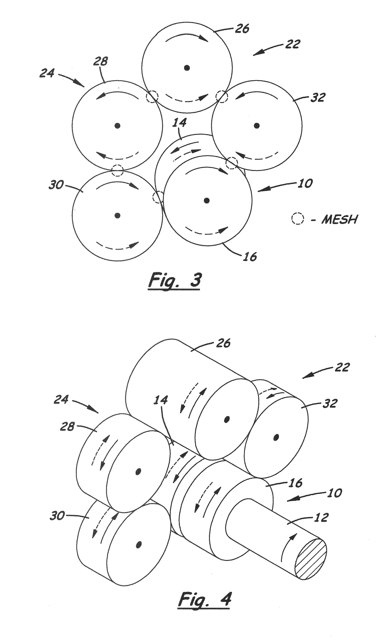 Drive conversion mechanism enabling constantly meshed gears in a drive input gear train