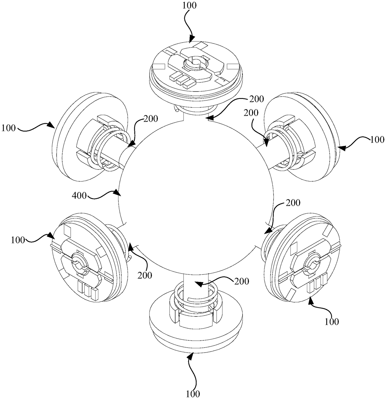 Intelligent magic cube and sensor and axial structure thereof