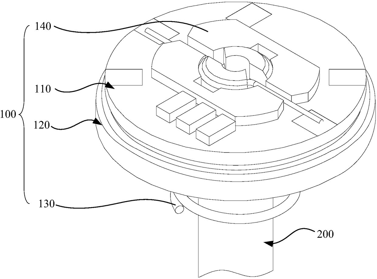 Intelligent magic cube and sensor and axial structure thereof