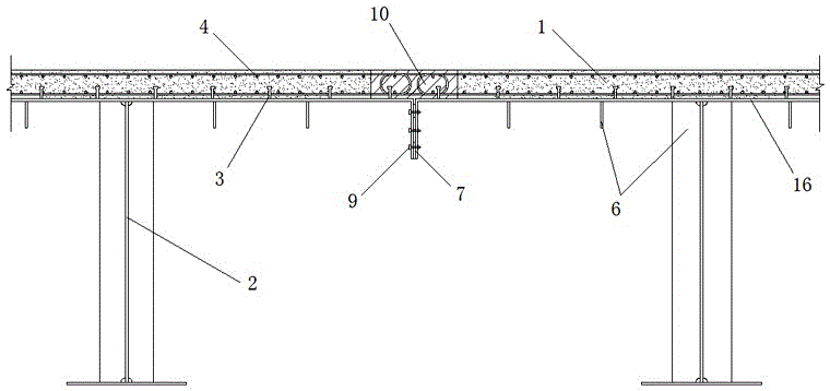 Assembled steel-concrete combination structure bridge and construction method