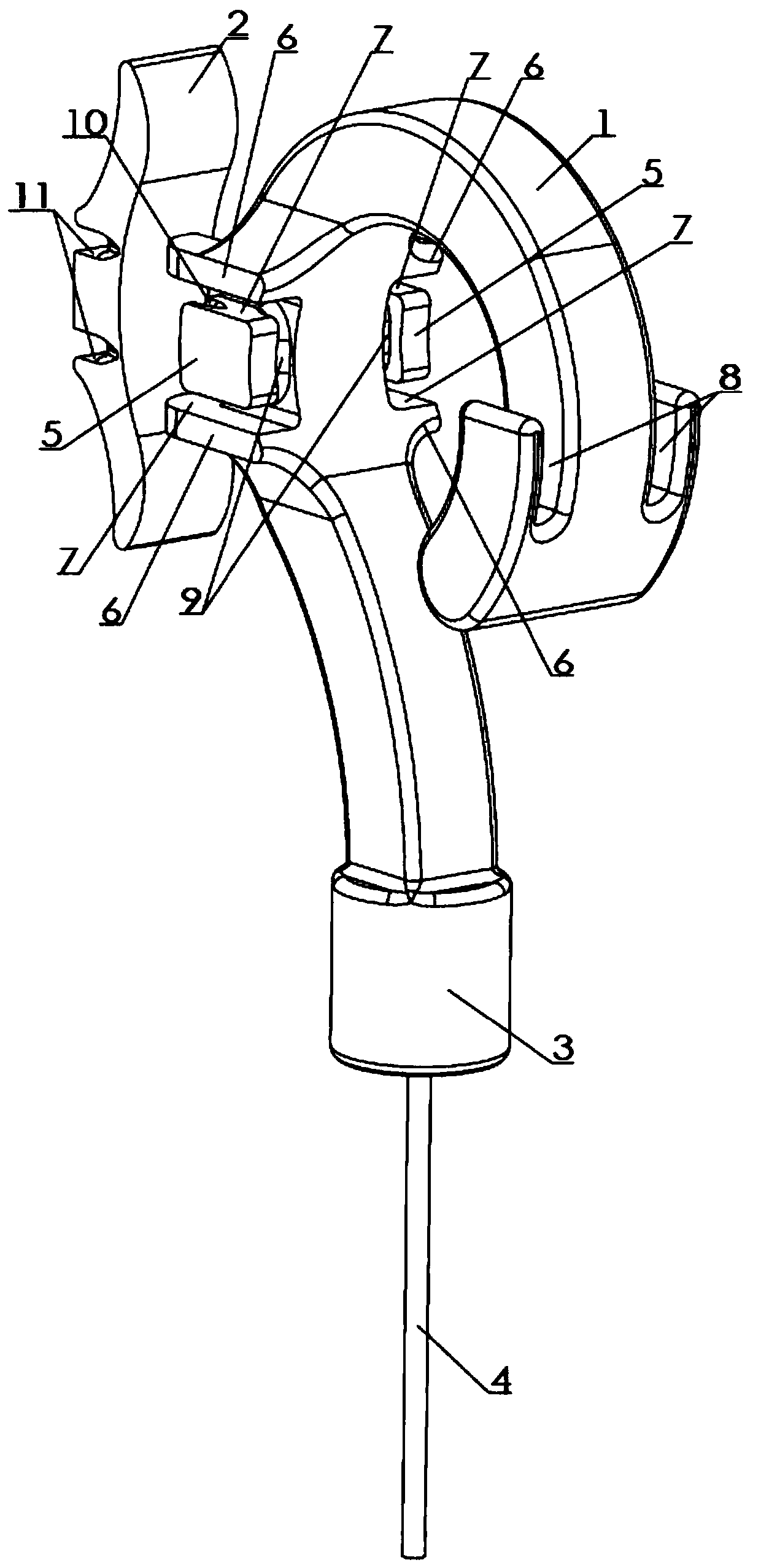 A wrap-around vehicle-mounted winch system