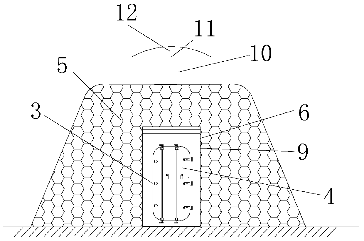 Movable explosive magazine with favorable anti-explosion performance