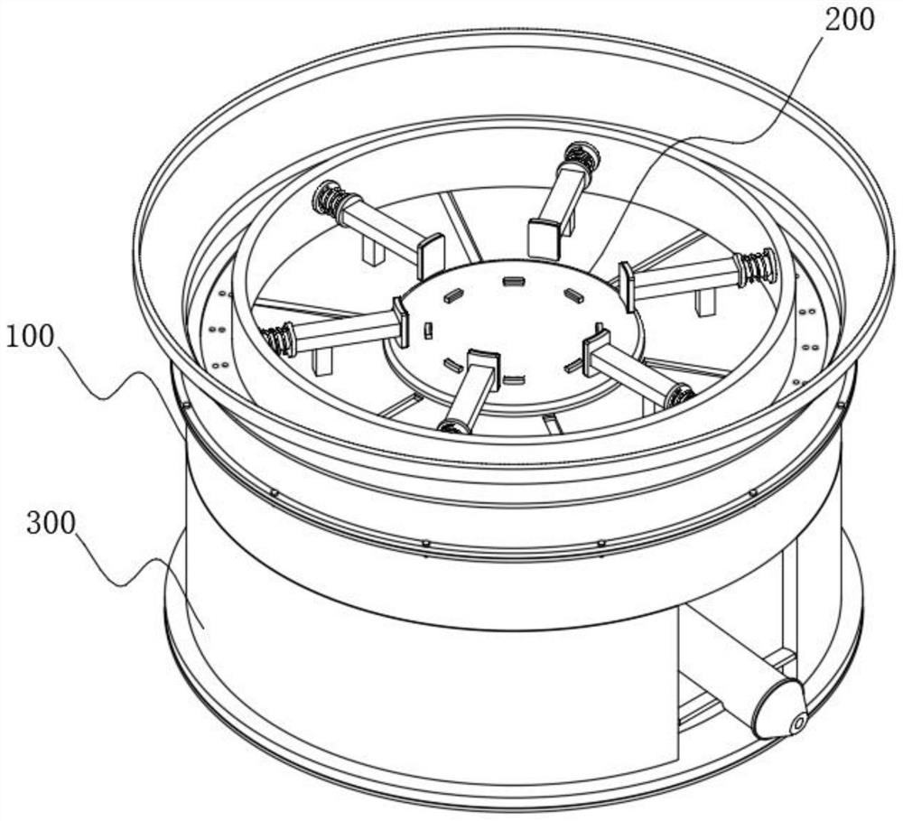 Packaging machine for fixing can through arc-shaped structure