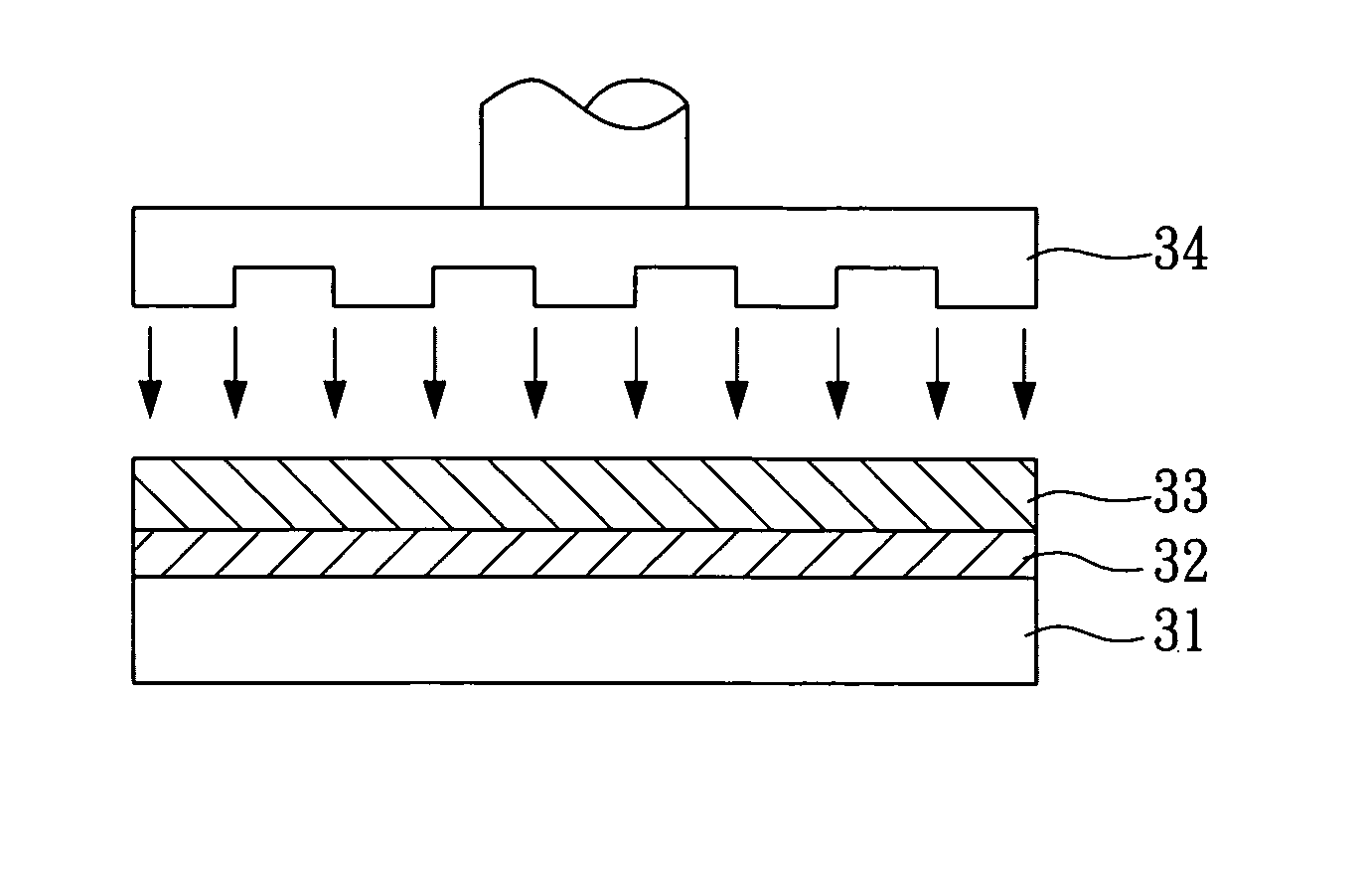 Imprint method for manufacturing micro capacitive ultrasonic transducer