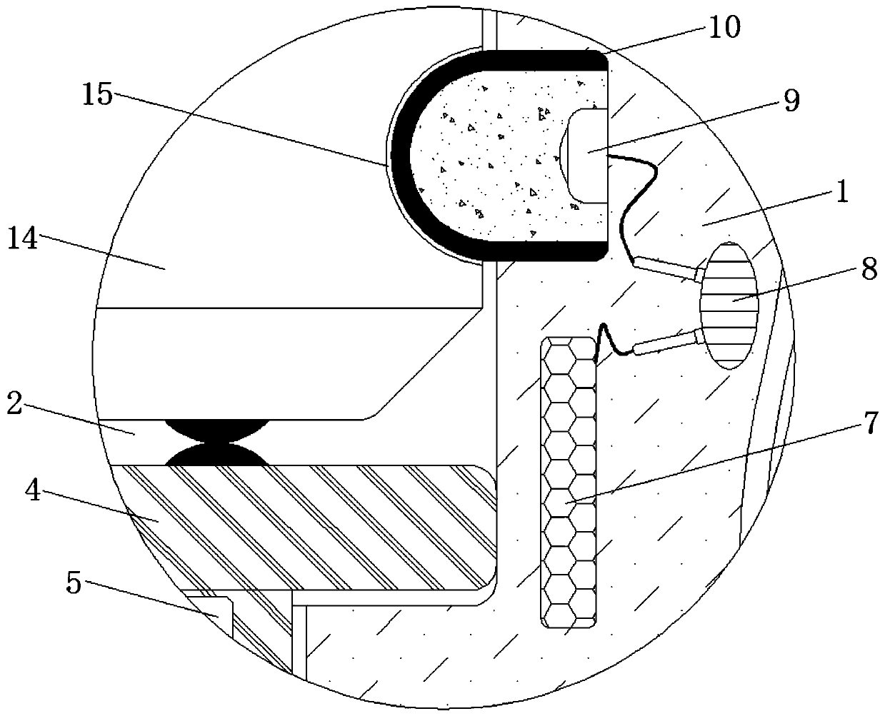 Anti-misplug socket for electric appliance based on hardness change of turbid liquid