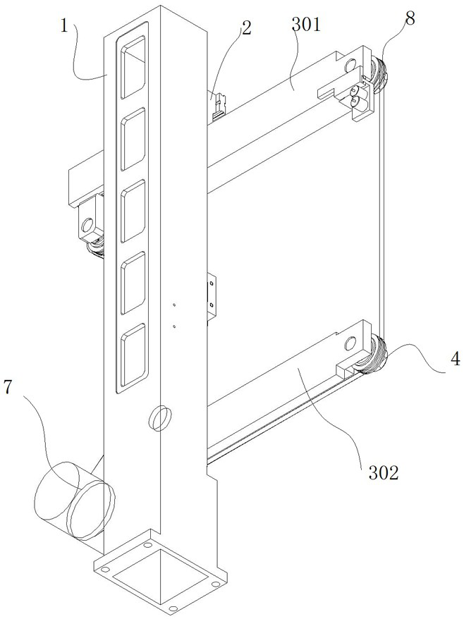 Diamond wire cutting double-wire mechanism