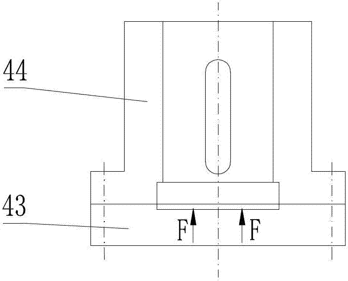 Hydraulic jacking device for rotating mechanism