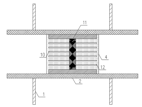 Special earthquake isolation and damping support seat for railways and bridges