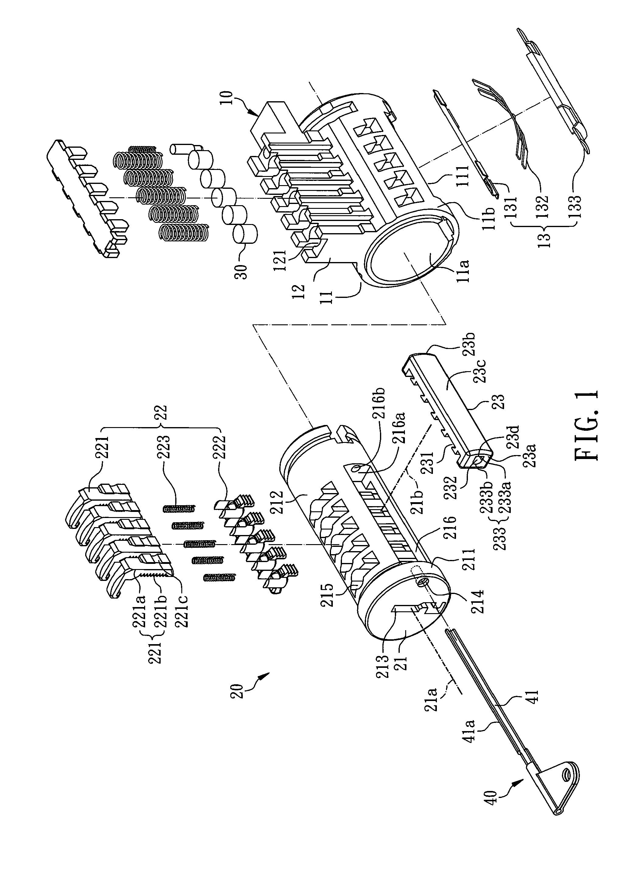 Rekeyable lock cylinder and operating method thereof