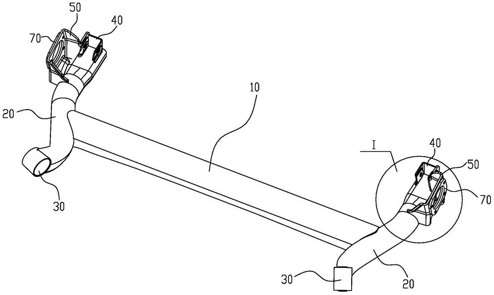 Automotive rear torsion beam structure