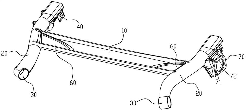 Automotive rear torsion beam structure