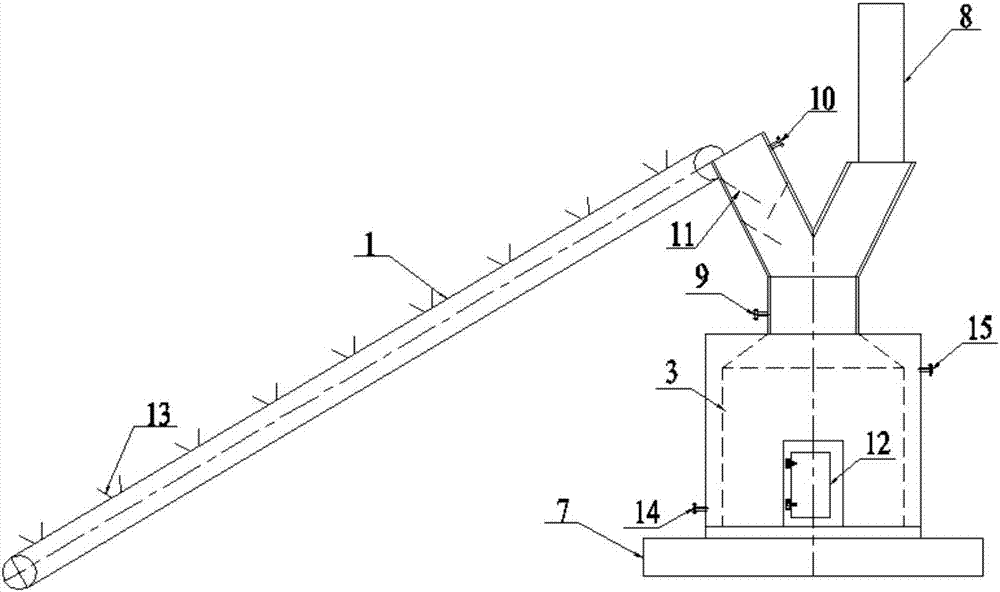 Small-equivalent waste propellant flash burning treatment device