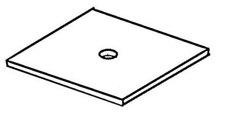 Glass fiber vacuum insulating plate with holes and manufacturing method thereof