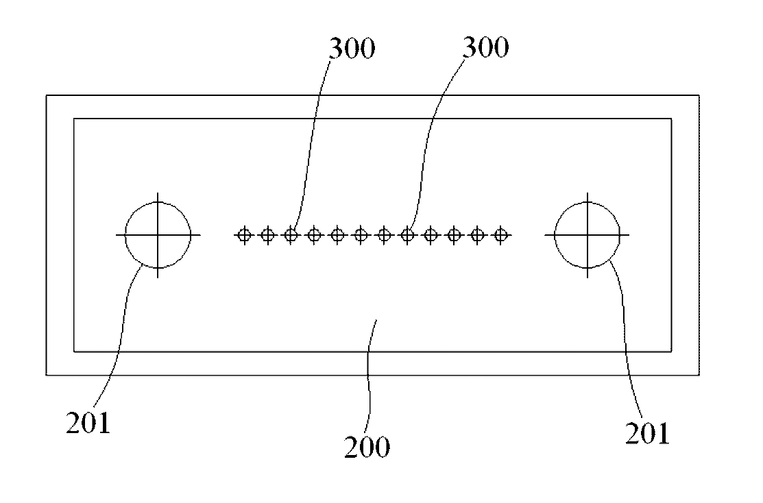 Alignment system and method for calibrating position of optical fiber bore ferrule