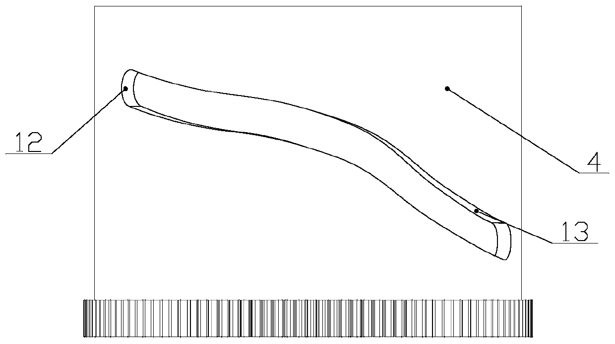 Unilateral positioning cam driving mechanism for continuous zoom lens