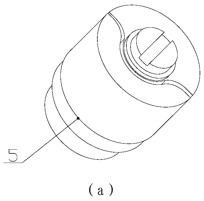 Unilateral positioning cam driving mechanism for continuous zoom lens