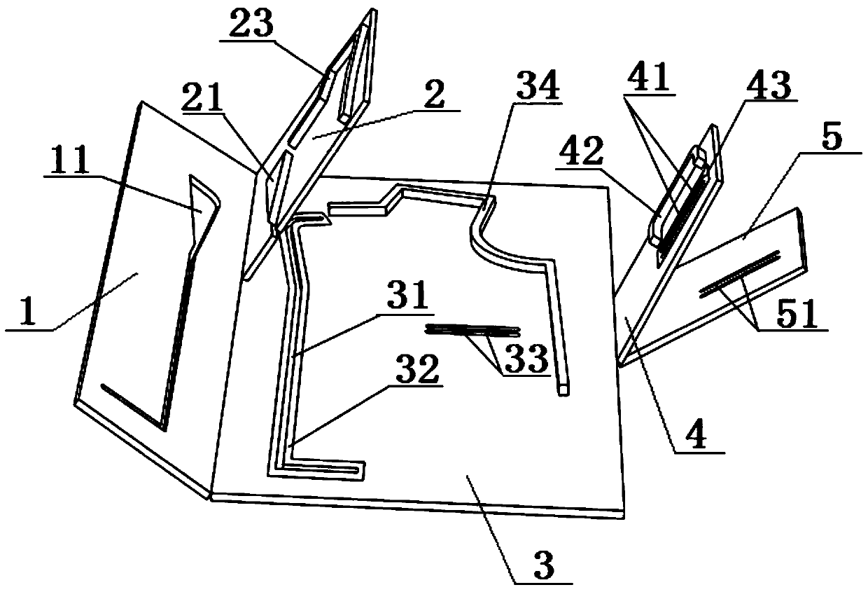 Sewing Jig for Clothing Front Panel Closure for Opening Welt Flap Pockets