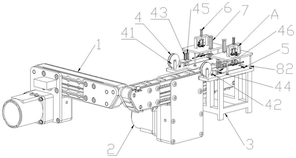 Automatic ear loop welding device for masks