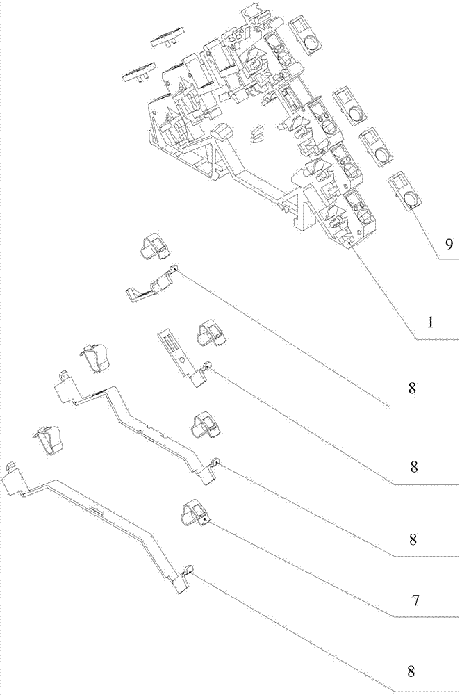 Wiring module for sensor and actuator