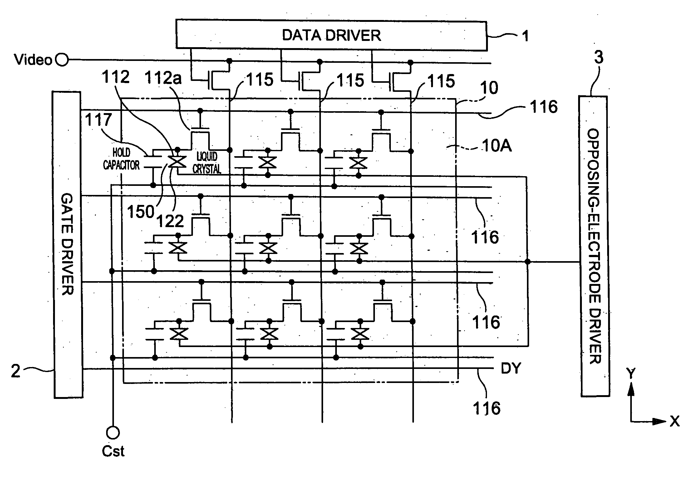 Display-device drive circuit and drive method, display device, and projection display device