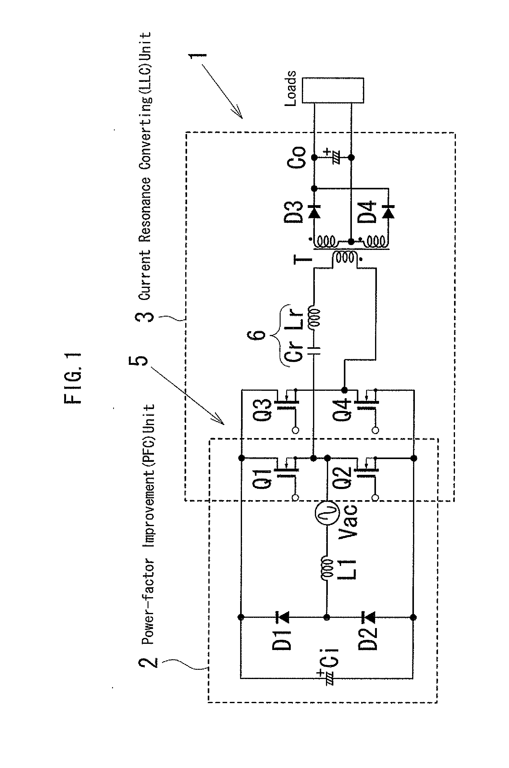 Switching power unit