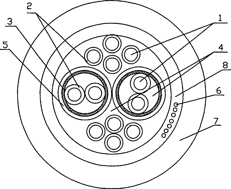 High-shielding composite energy-saving anti-freezing signal transmission cable